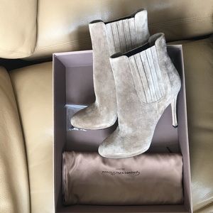 NWT Gianvitto Rossi suede booties NWB